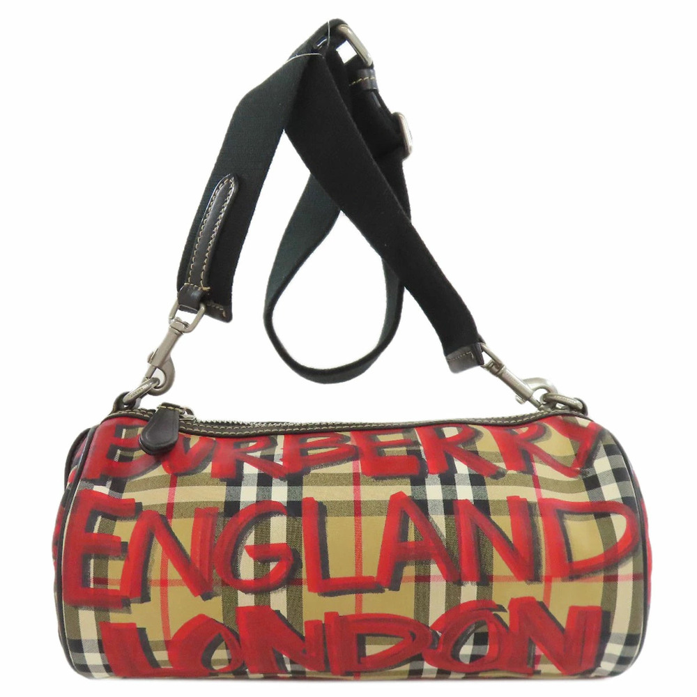 Burberry Nova Check Graffiti Shoulder Bag - Picture 11 of 11